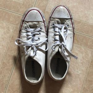 White Low Top Converse